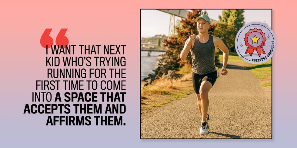jake fedorowski, i want that next kid who's trying running for the first time to come into a space that accepts them and affirms them