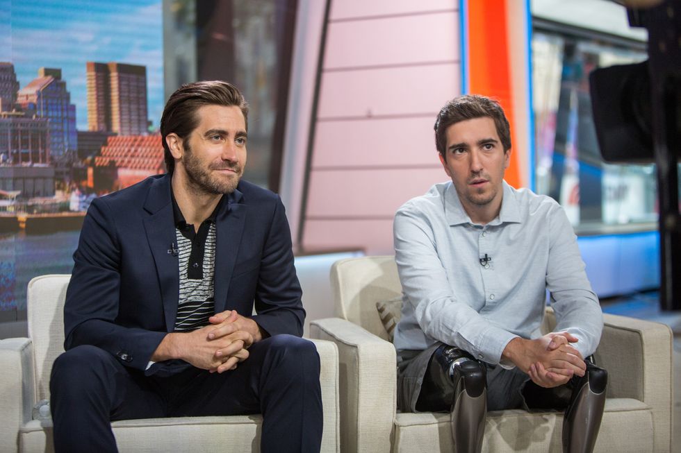 Jake Gyllenhaal, Jeff Bauman, Stronger, true story, real life, Boston marathon bombing, survivor