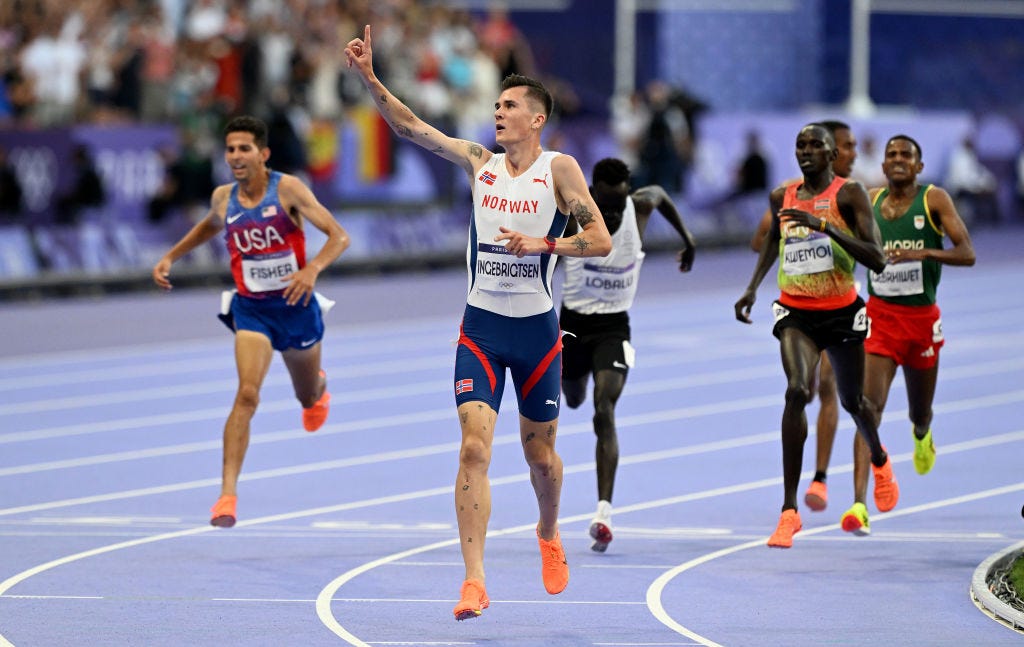 Grant Fisher Wins Second Bronze of the Olympic Games