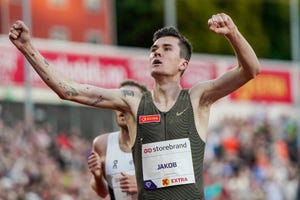 jakob ingebrigtsen compite en la diamond league en oslo