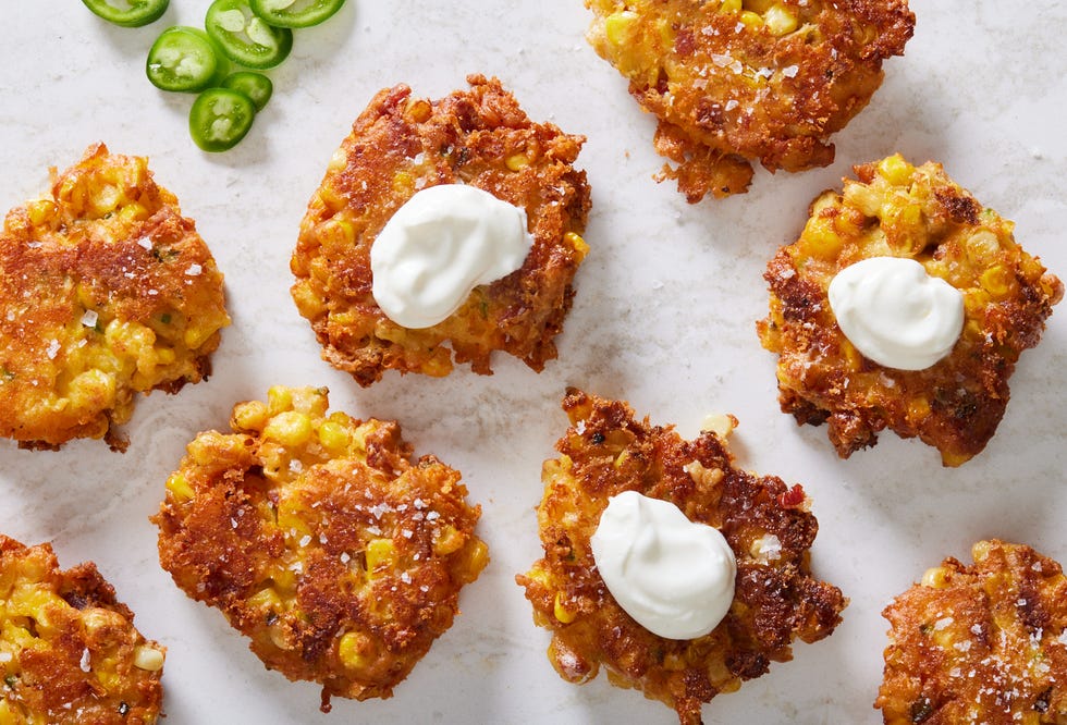 jalapeno popper corn fritters