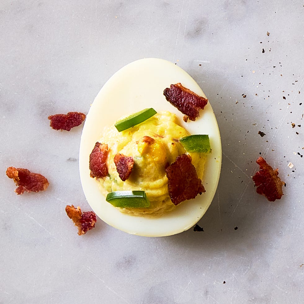 jalapeño popper deviled eggs