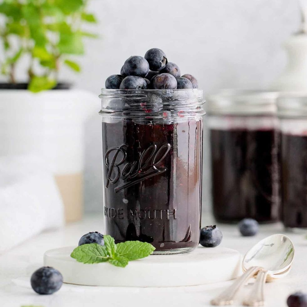 jam recipes blueberry jam with mint