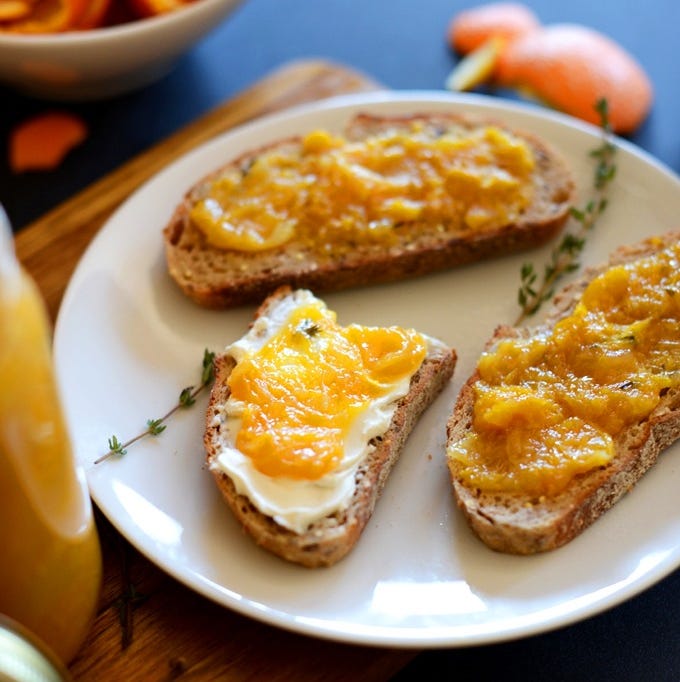 jam recipes orange jam with thyme