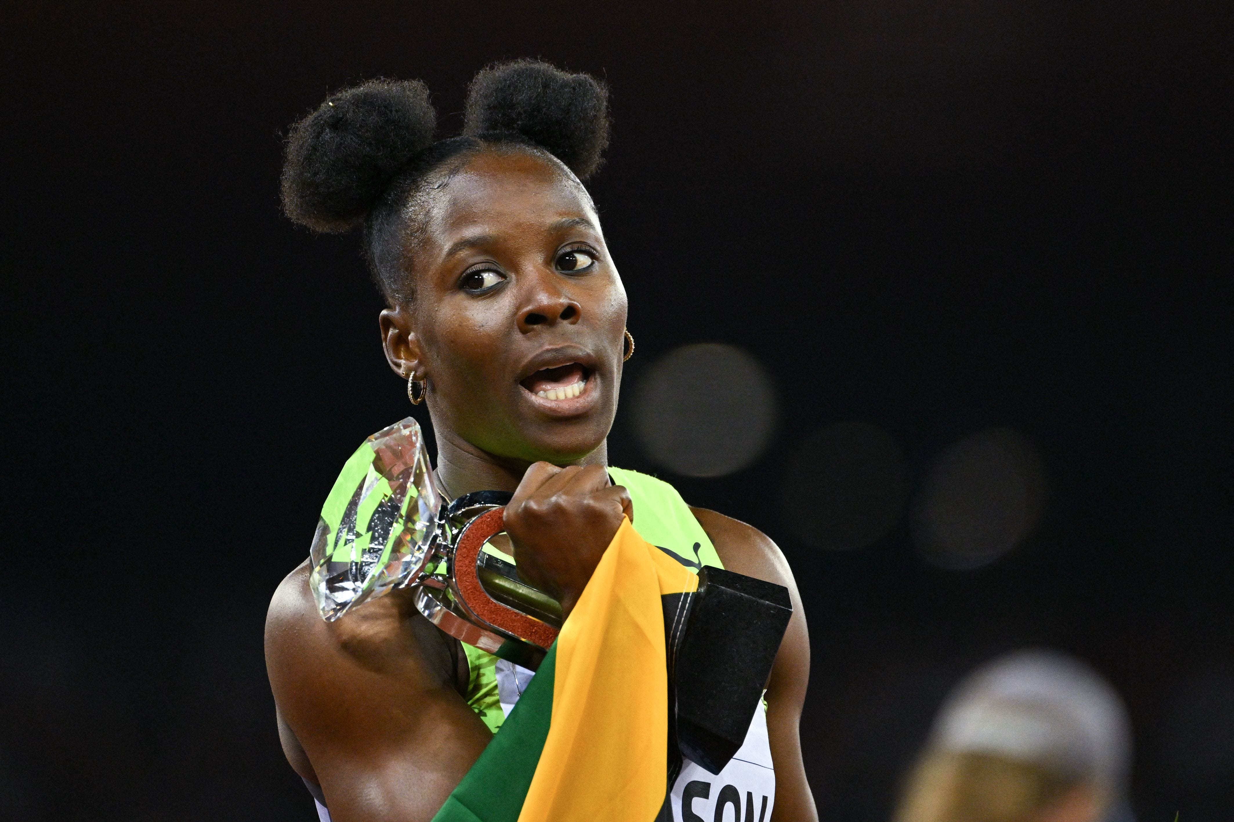 sherica jackson, candidata a ser mejor atleta mundial femenina del año 2022