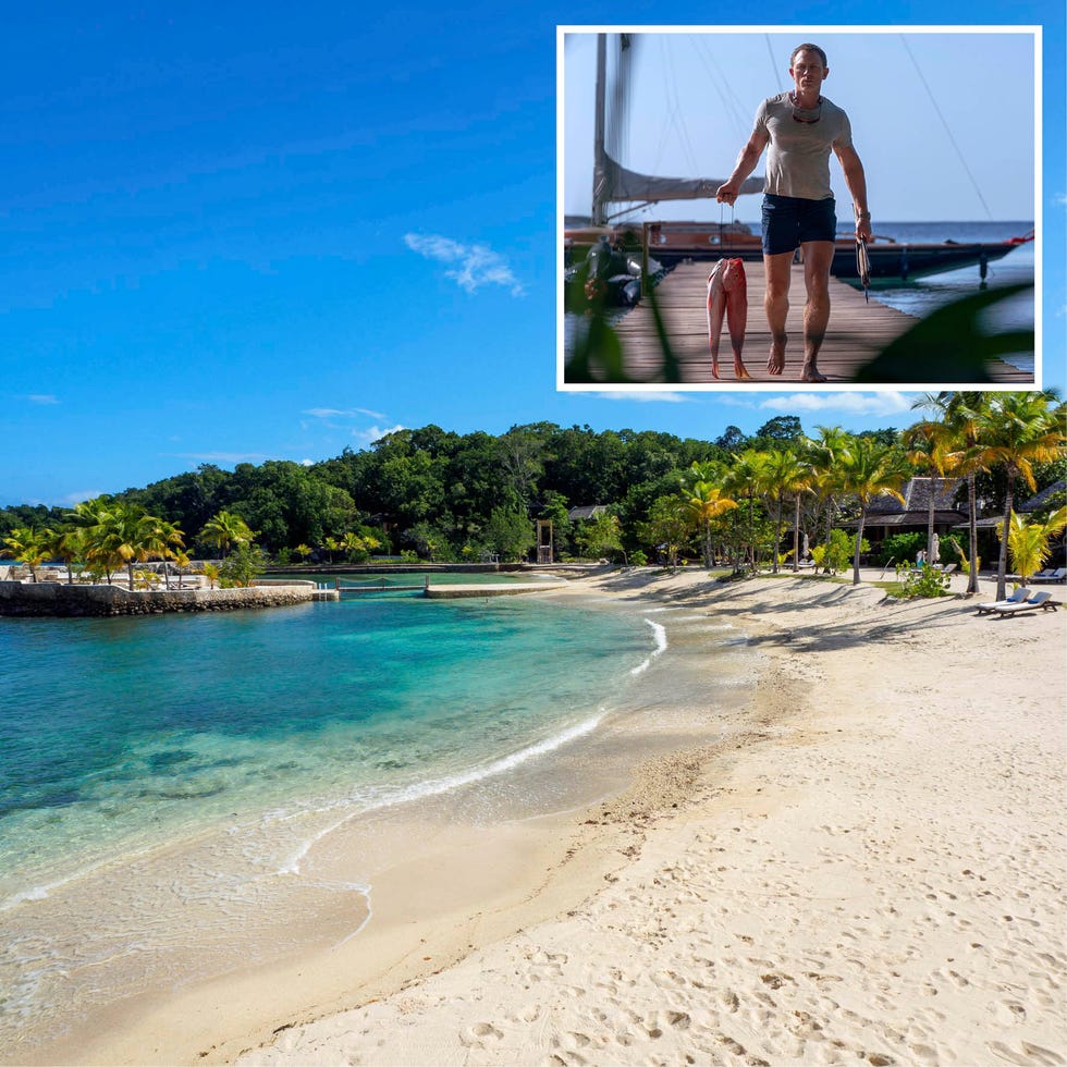 tropical setting in oracabessa, jamaica