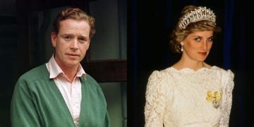 cavalry officer james hewitt outside his house at bratton clovelly, devon, this morning tuesday, where he refused to comment on the video footage which is said to show him cavorting with  diana, the princess of wales  see pa story royal diana   photo by barry batchelor   pa imagespa images via getty images