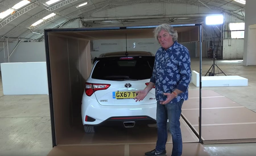 Watch James  May  of The Grand Tour Unbox a Full Size 