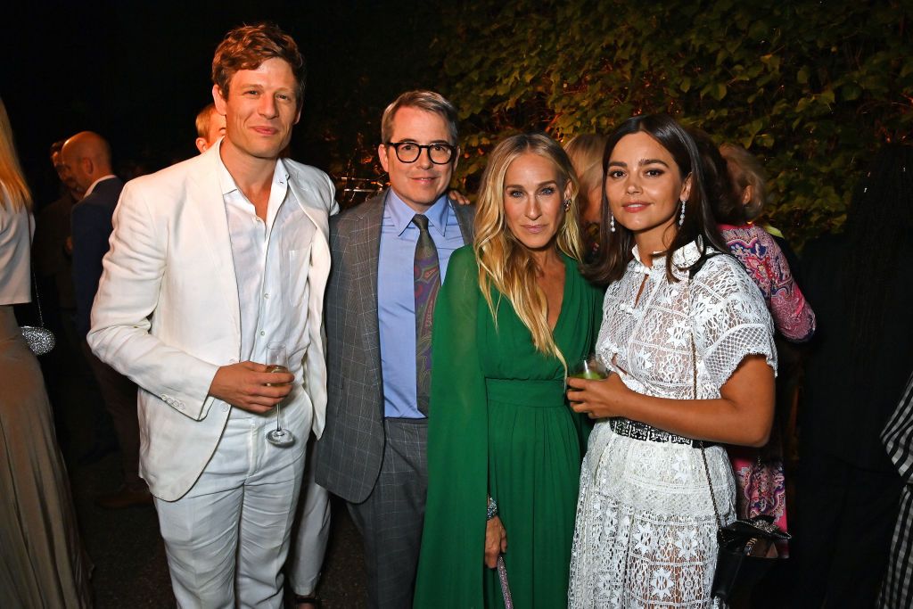 Sarah Jessica Parker Is Supreme in Green at Kensington Palace Party