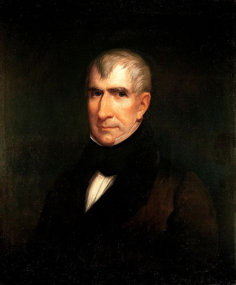 portrait of president william henry harrison by james reid lambdin