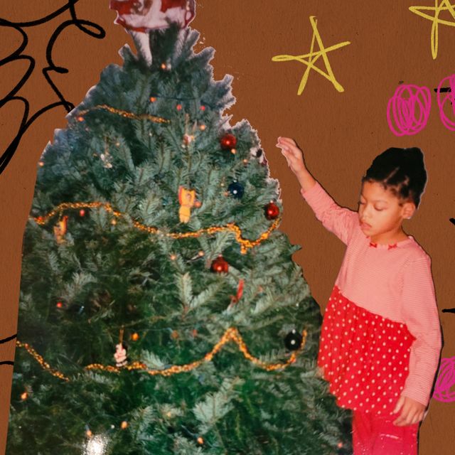 james pickens jr's daughter decorating the tree