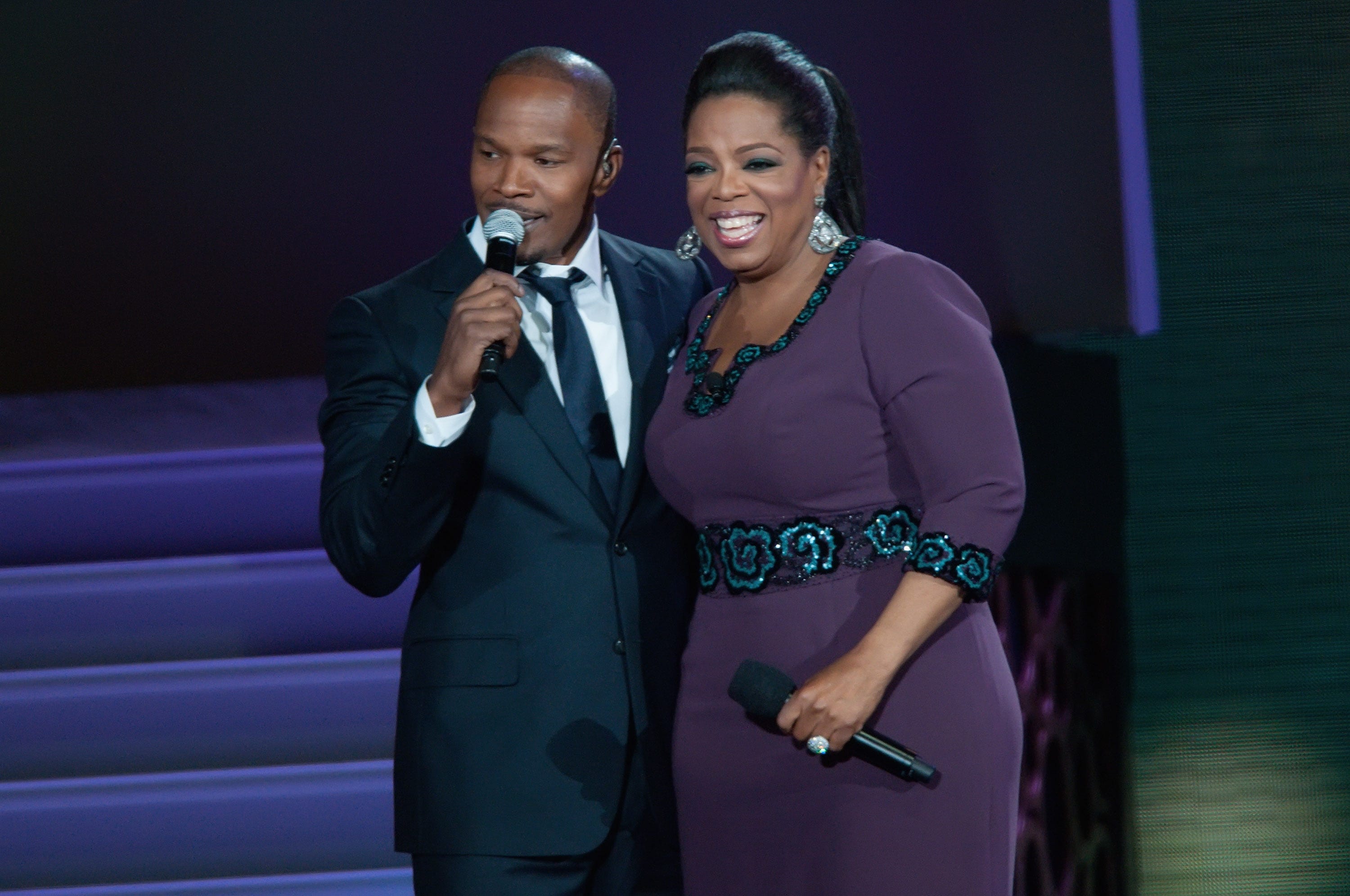 Jamie Foxx Oprah Quincy Jones