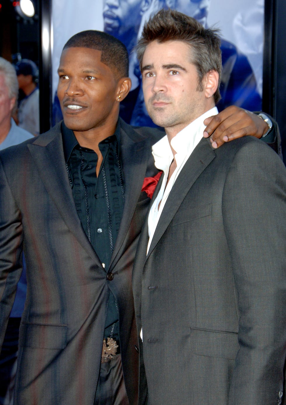 Jamie Foxx and Colin Farrell Miami Vice World Premiere