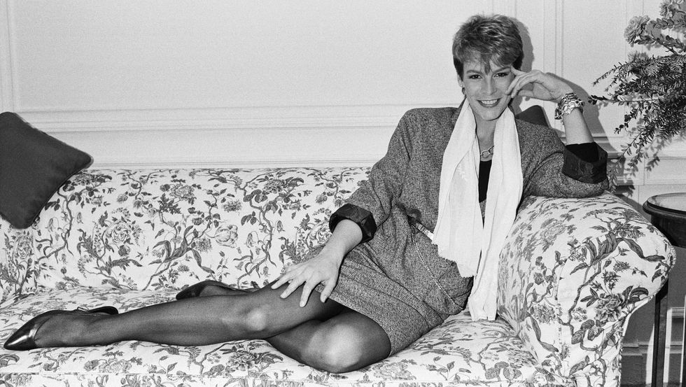 Jamie Lee Curtis, actor, pictured at Claridges Hotel in London
