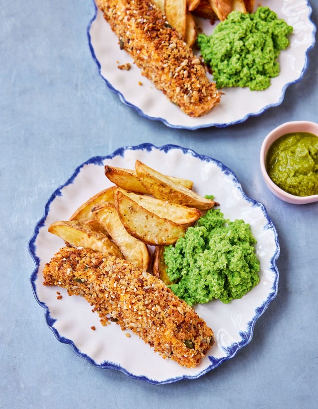 jamie oliver air fryer posh fish and chips