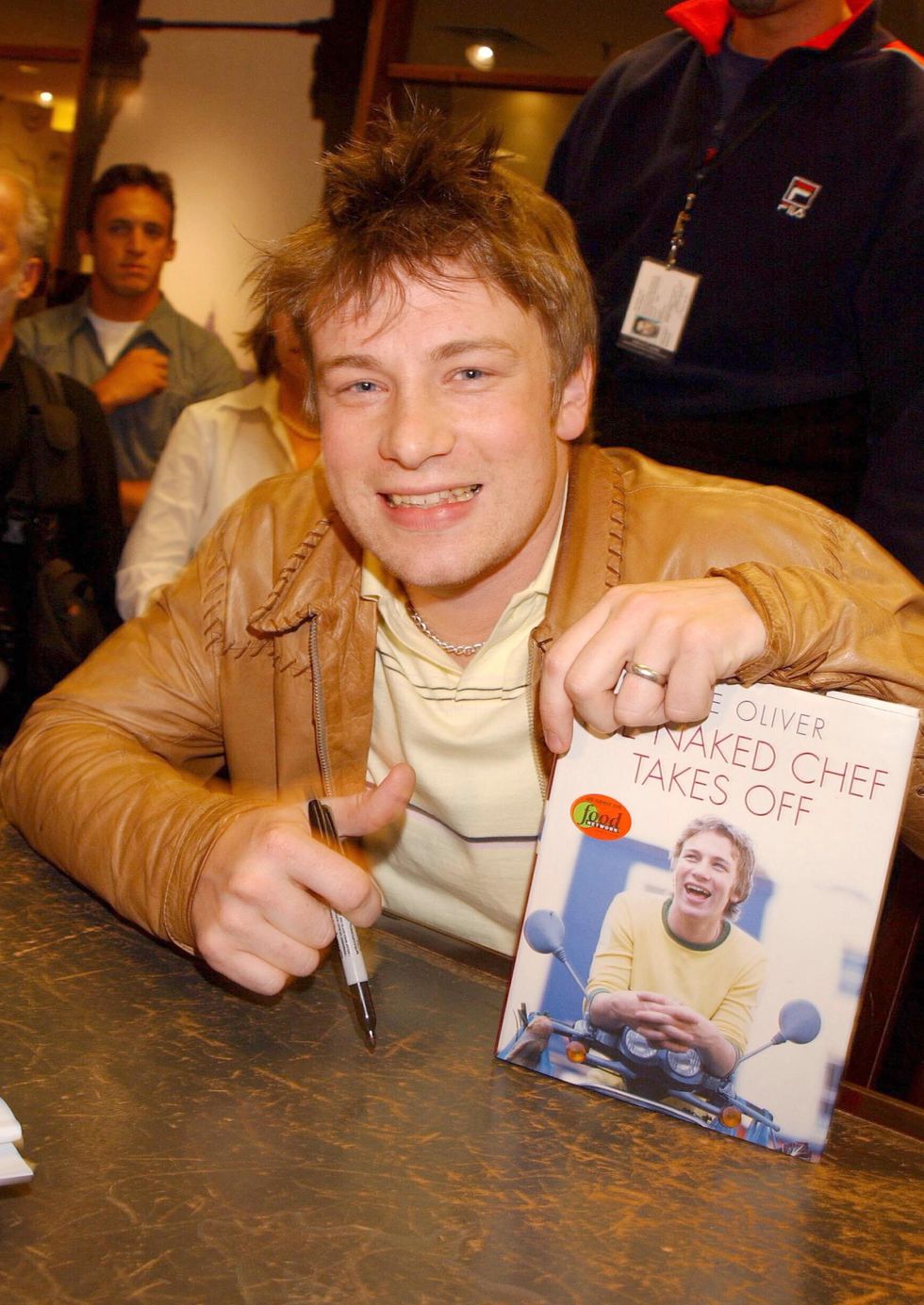 Jamie Oliver, The Naked Chef at his Book Launch