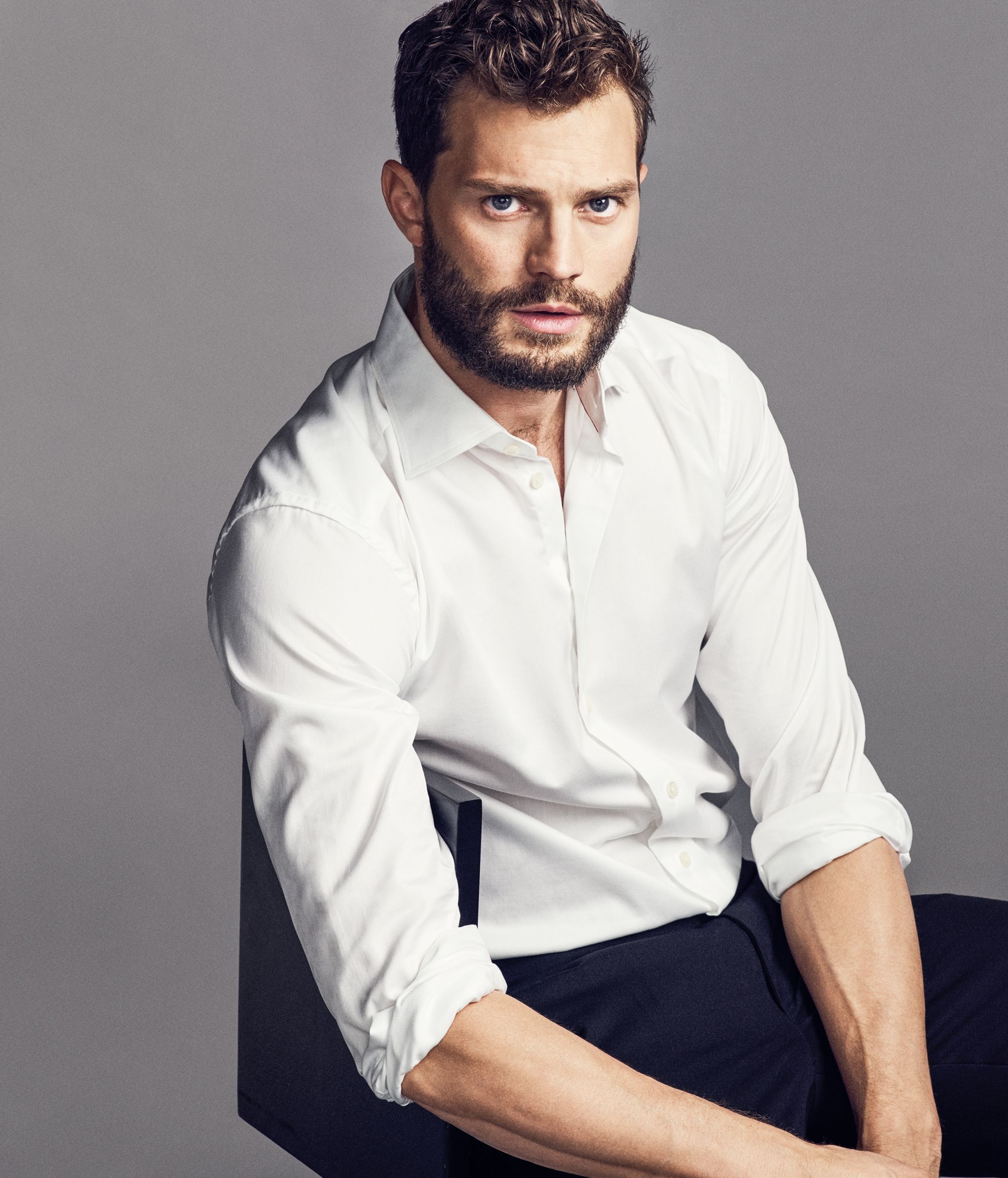 Fifty Shades Star Jamie Dornan Talks Stripping Down and Reading Up picture image
