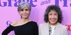 lily tomlin jane fonda los angeles special fyc event for netflixs grace and frankie arrivals