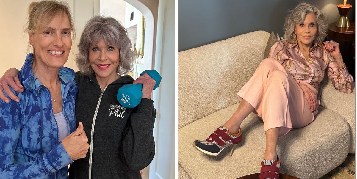 How Jane Fonda stays fit at 86