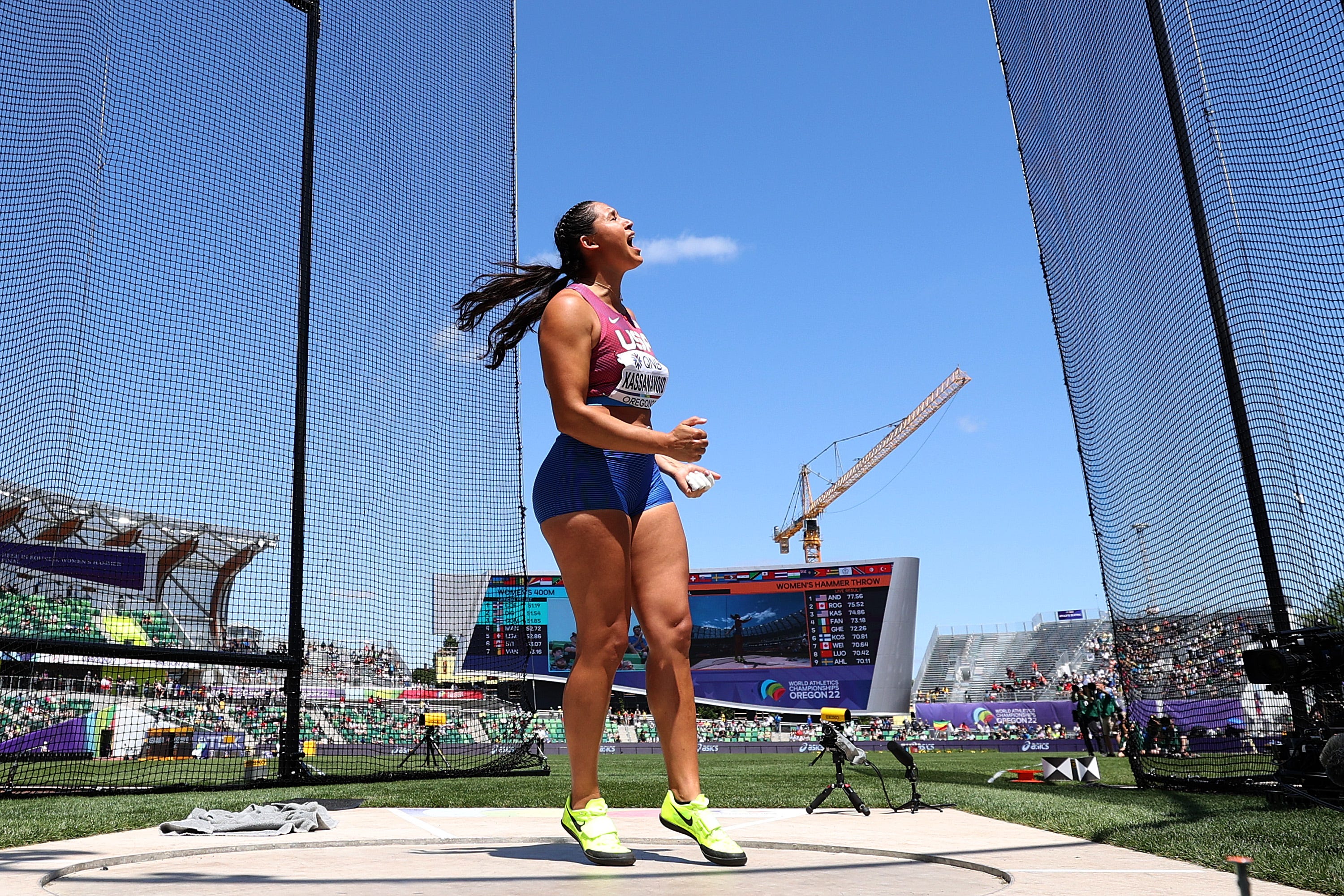 The Comanche Nation athlete was training for the 2024 Paris Olympics—until a bad throw at the track and field trials set her back.  