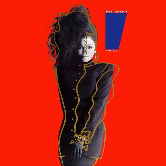 janet  jackson control album cover