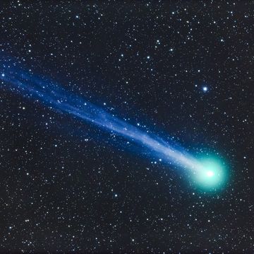 january 19, 2015 a telescopic close up of comet lovejoy c2014 q2