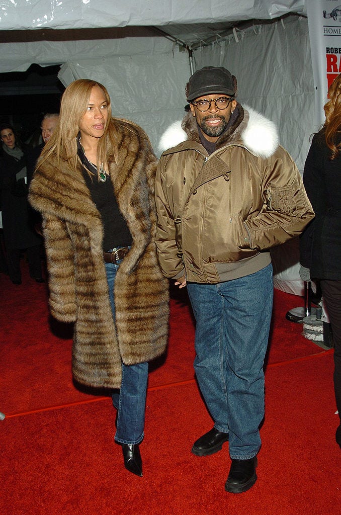 "Raging Bull" 25th Anniversary and Collector's Edition DVD Release Celebration tonya lewis lee and spike lee (photo by lawrence lucier/filmmagic)