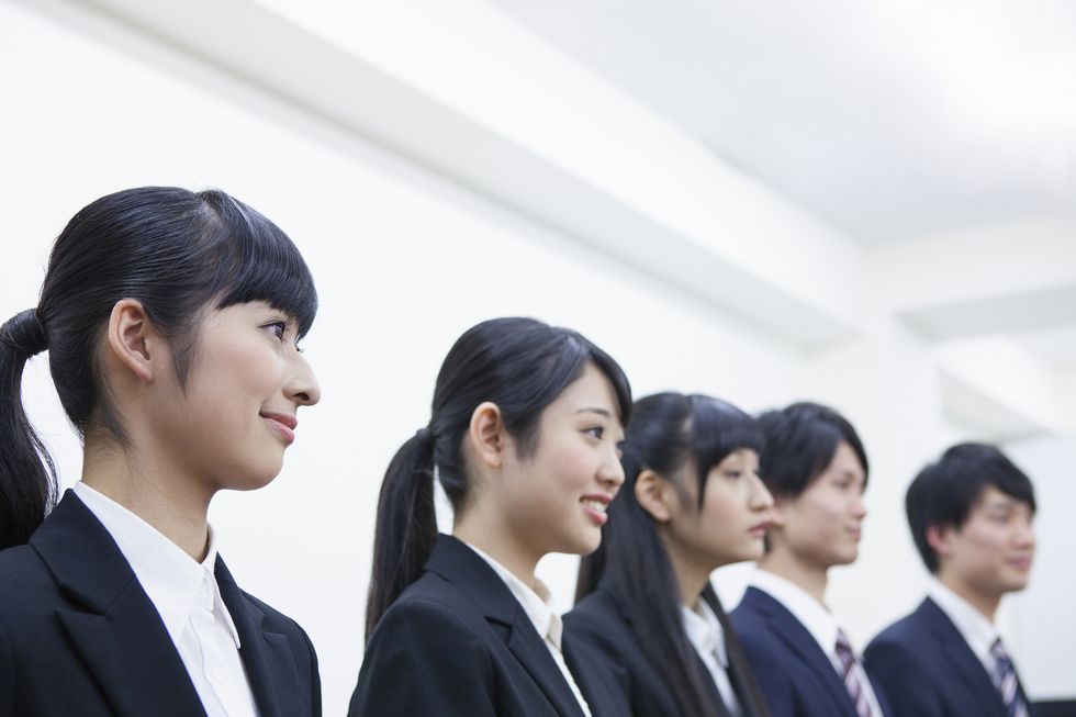 japanese college students to receive the interview