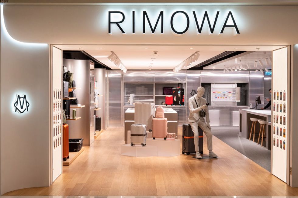 japanese luggage manufacture brand rimowa store seen in hong