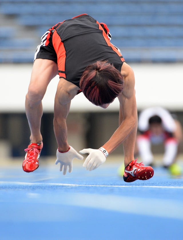  kenichi, ito, record, guinness, correr, 10 metros, lisos, cuadrupedia 