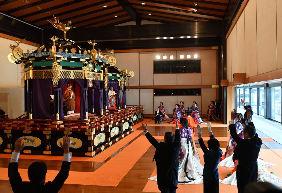 Enthronement Ceremony of Japanese Emperor Naruhito