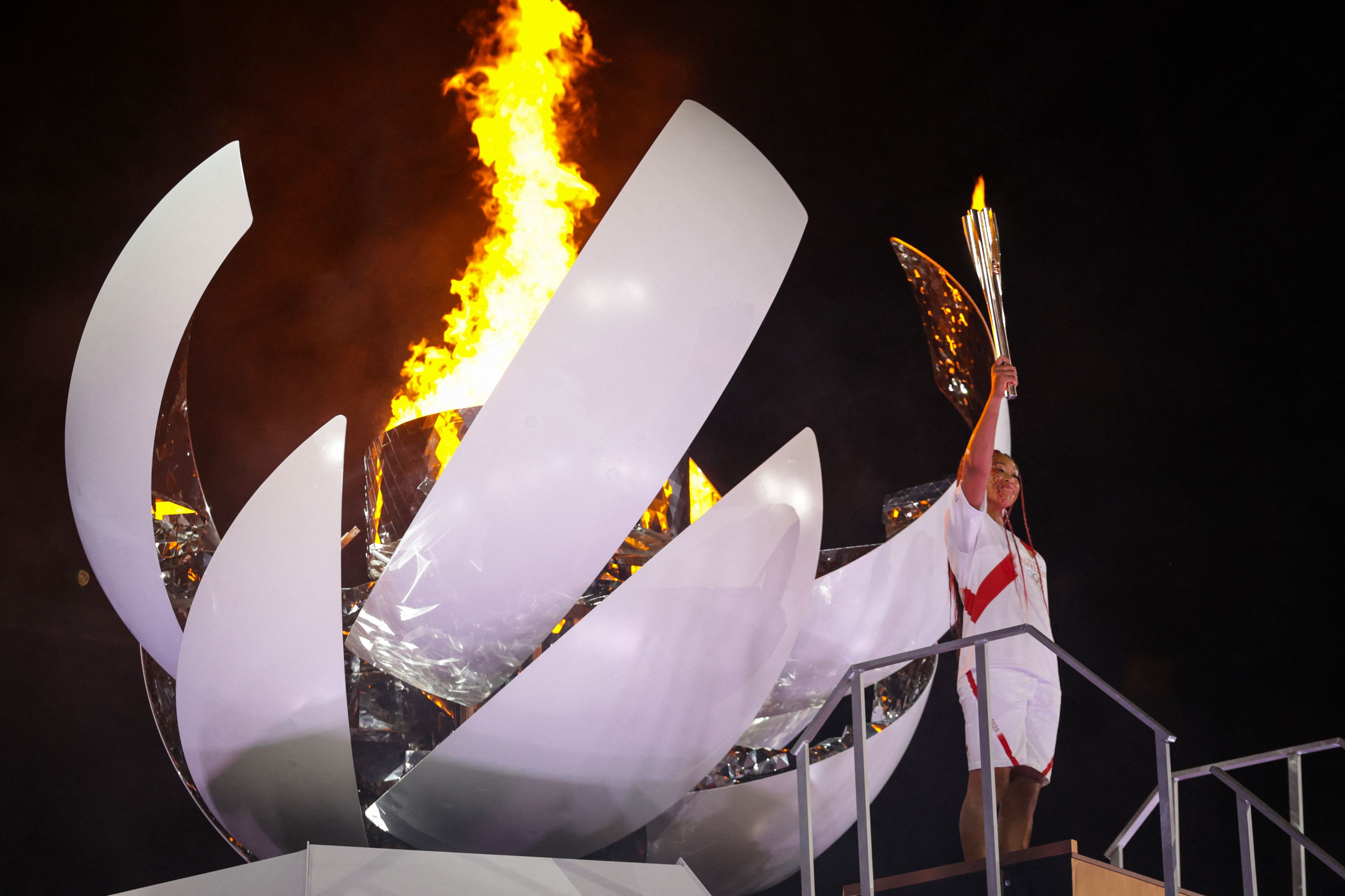 Tokyo Olympics opening ceremony features Naomi Osaka, blue humans