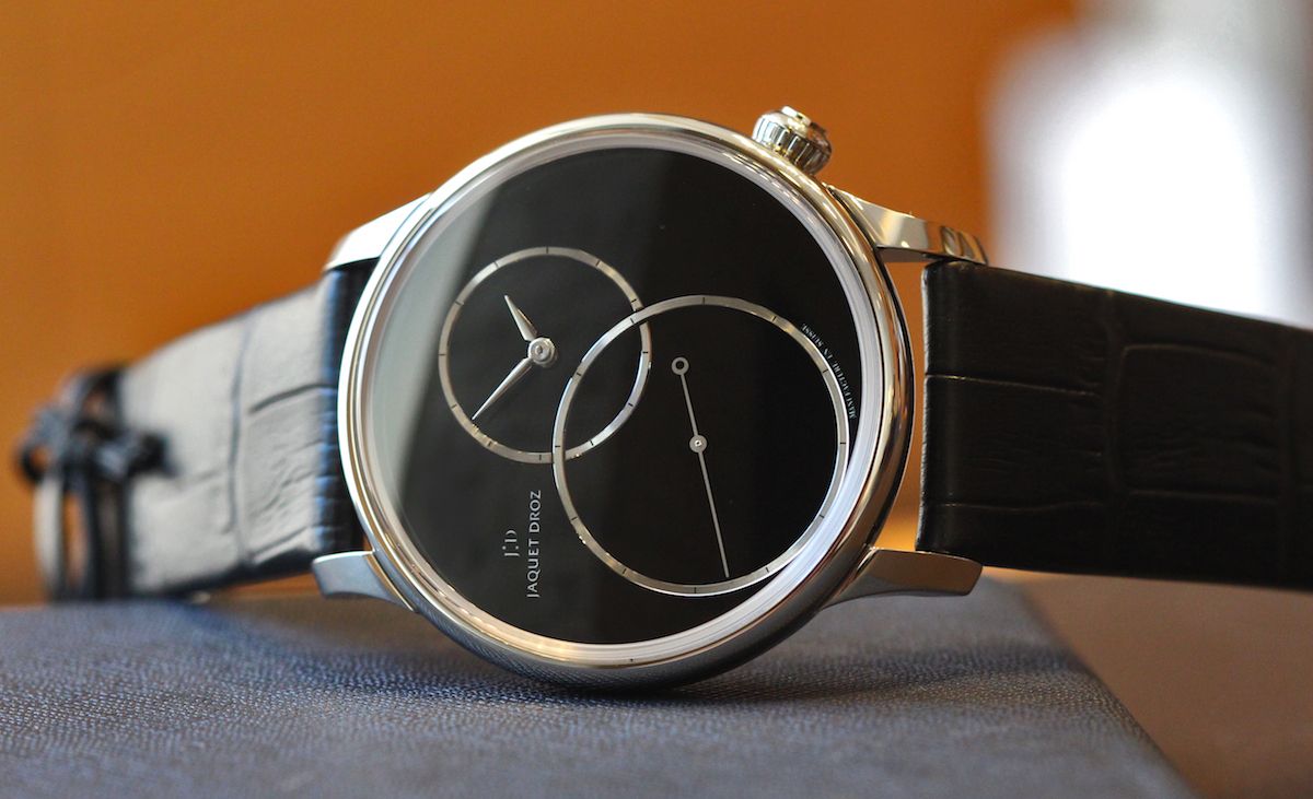 Four onyx dialled dress watches from Jaquet Droz