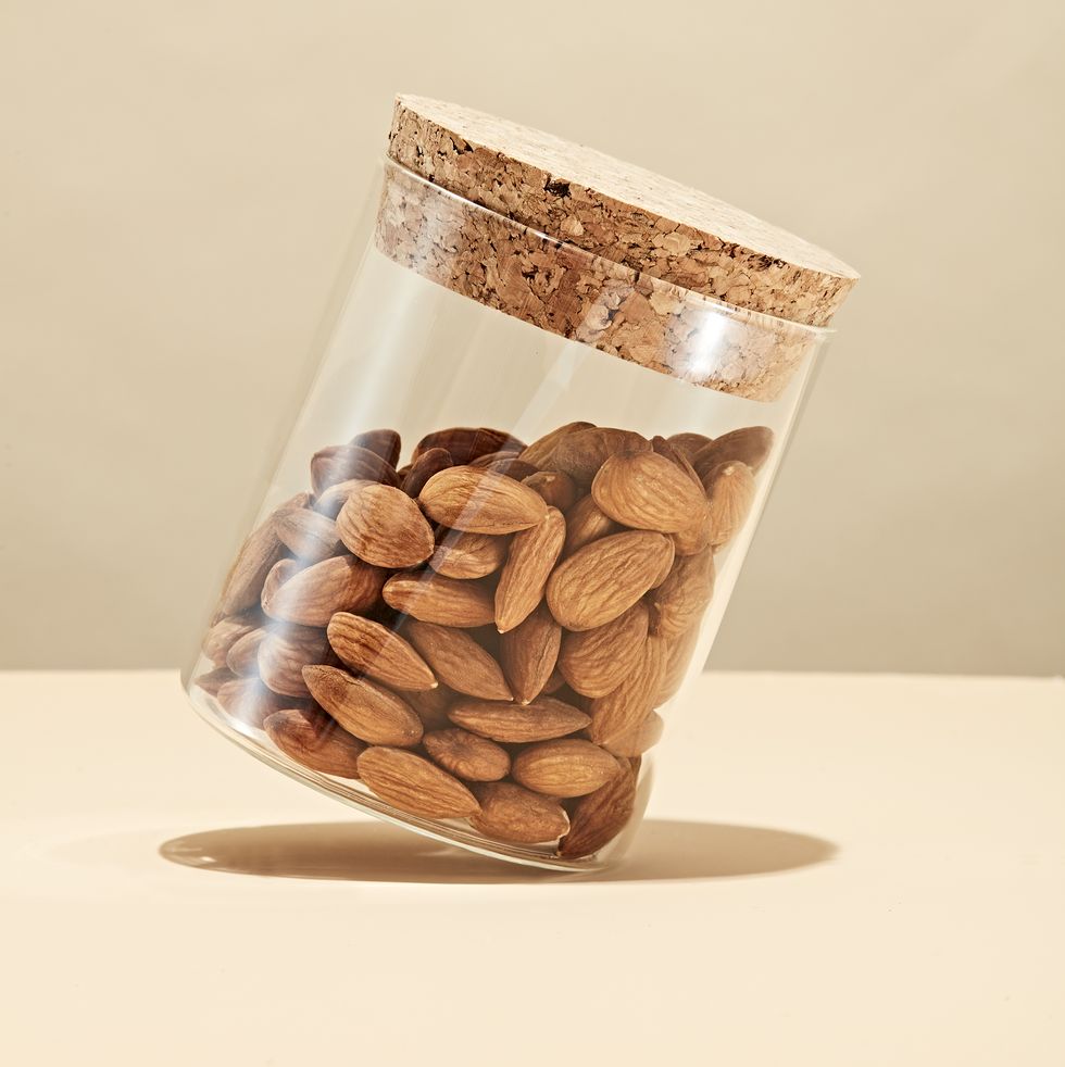 jar of almonds