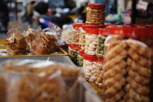 jars of chinese new year sweets