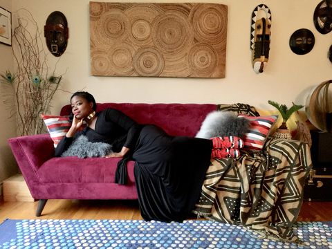 Jasmin DeForrest photographed for Detroit series "Couch Beautiful"