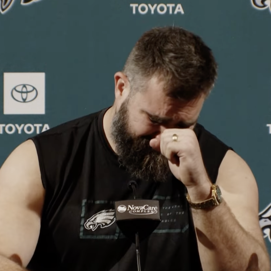 Real Men Cry. Just Ask Jason Kelce.