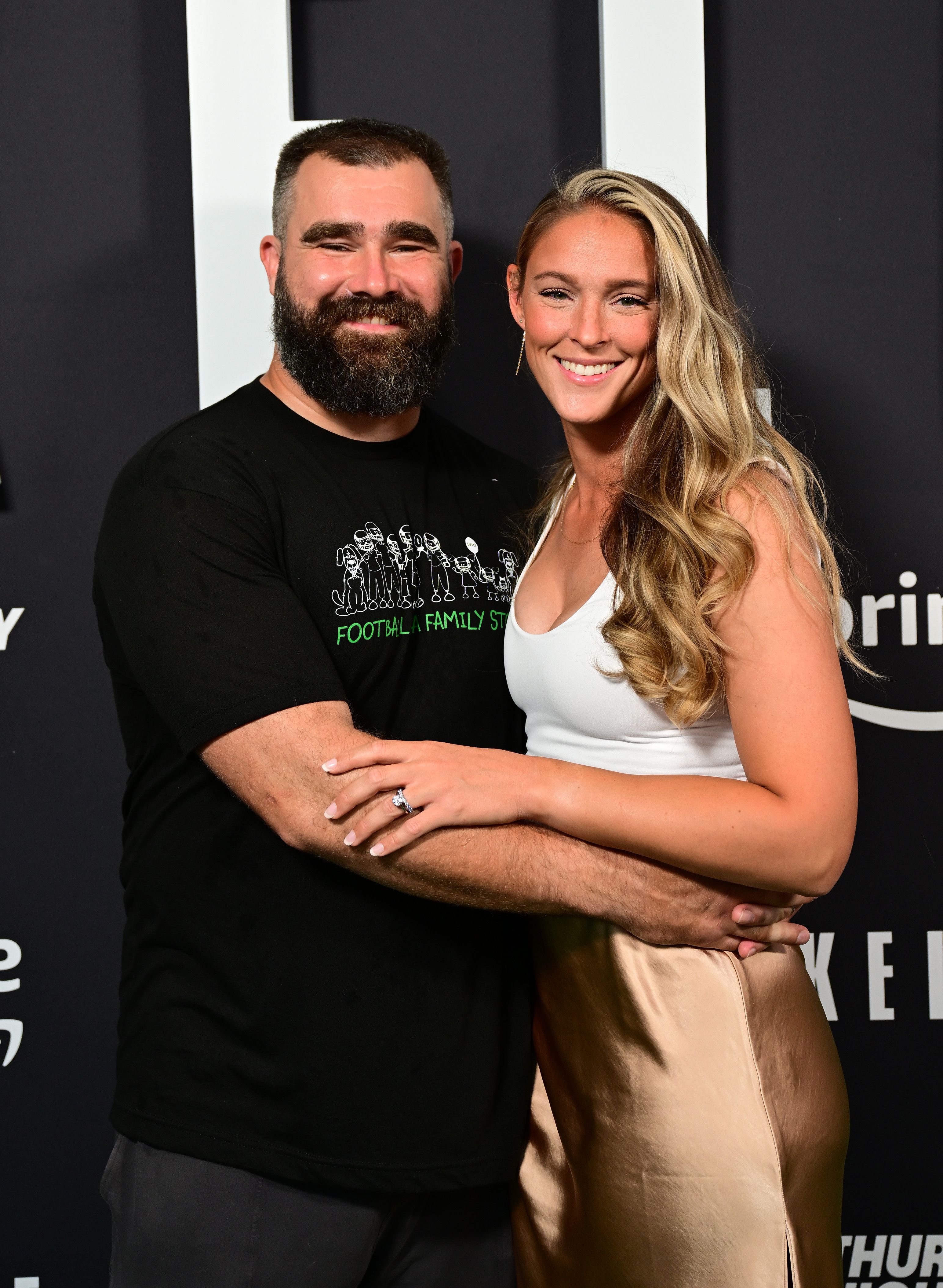 Travis, Jason Kelce Hug After Chiefs Beat Eagles in Super Bowl