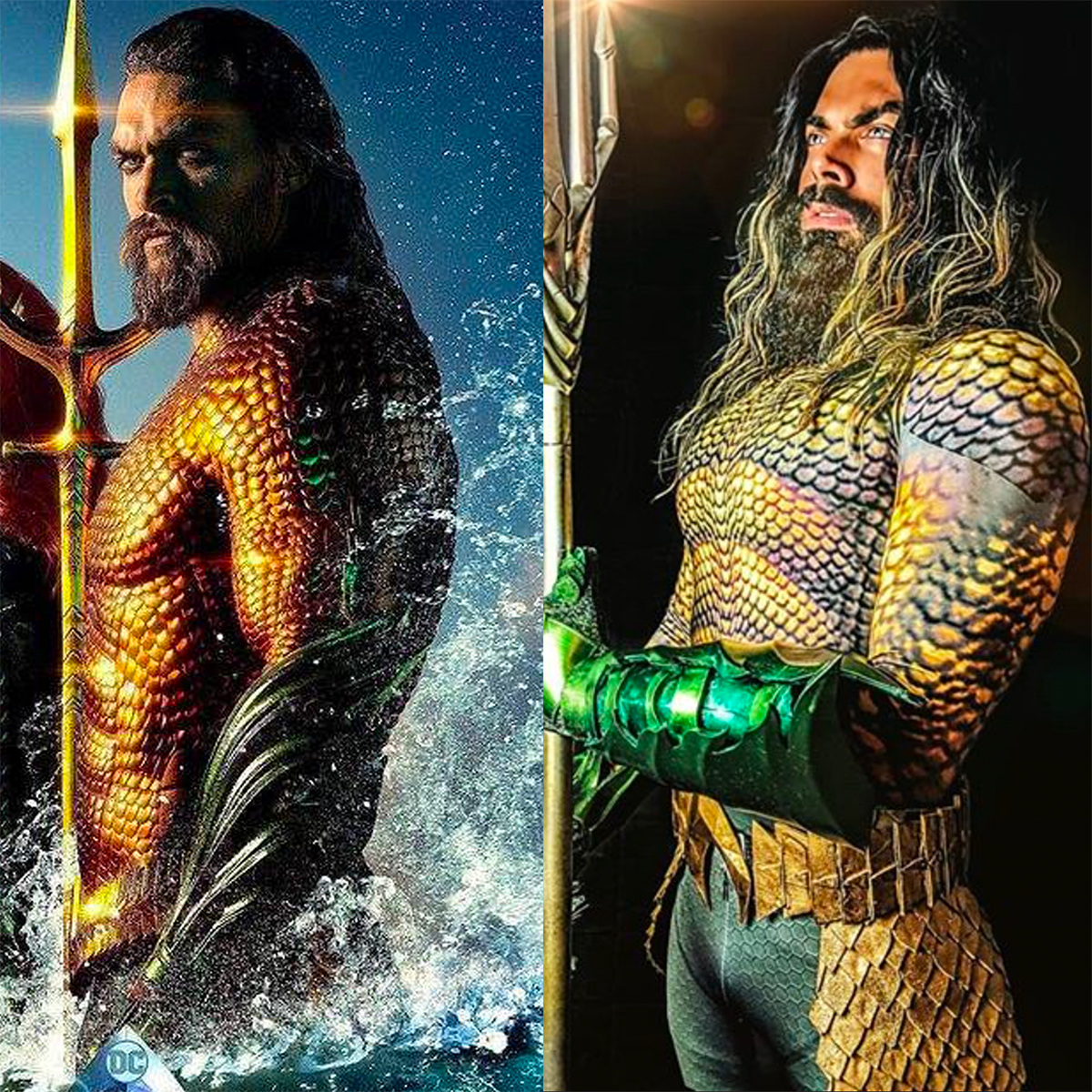 Jason Momoa's Aquaman Cosplayer Looks Exactly Like Him