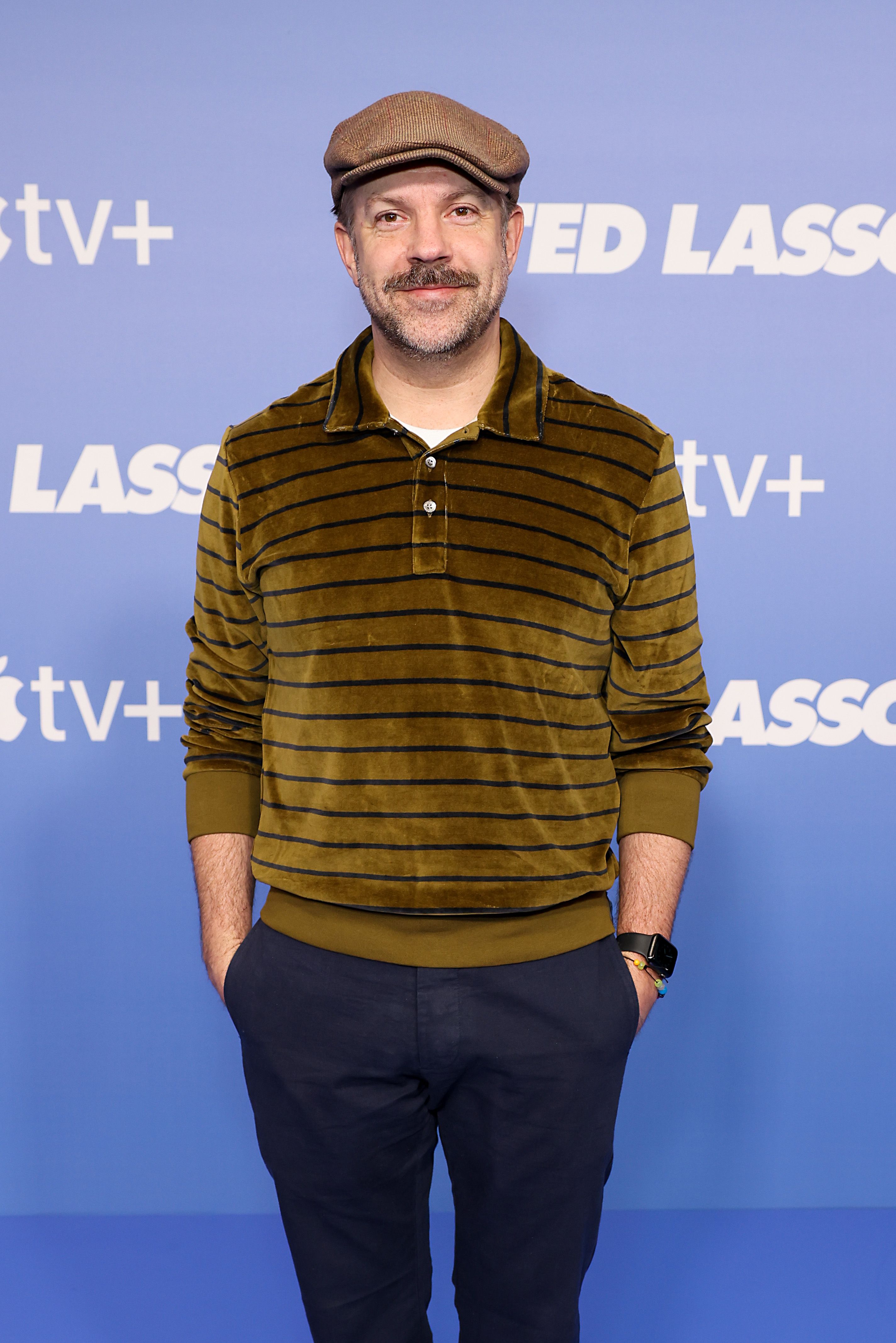 Jason Sudeikis With The Apple TV+ 'Ted Lasso' Team In London – Deadline