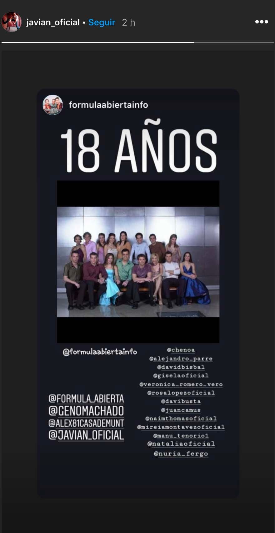 Javián recuerda 'OT 1'