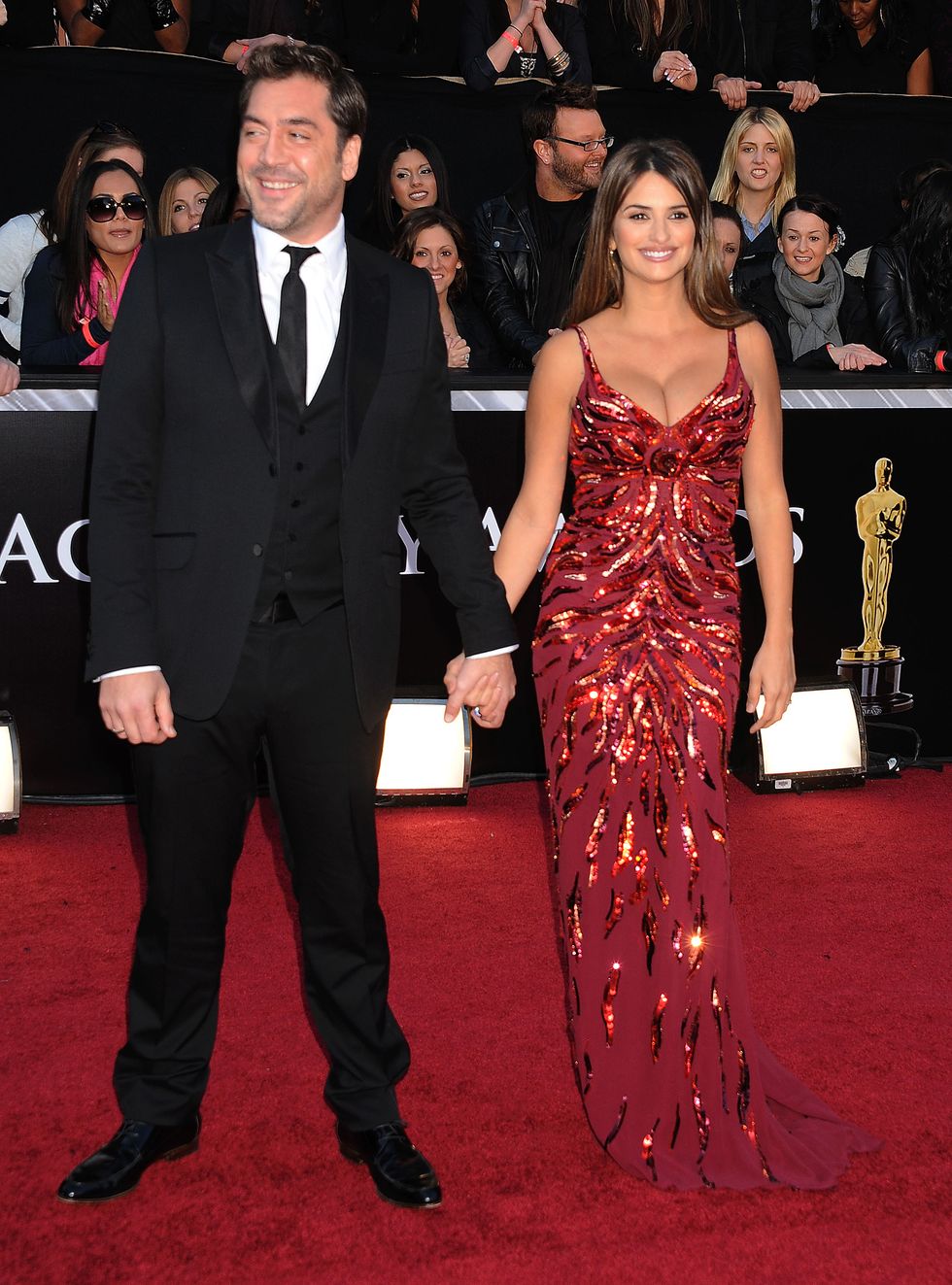 penelope cruz and javier bardem at the 83rd annual academy awards