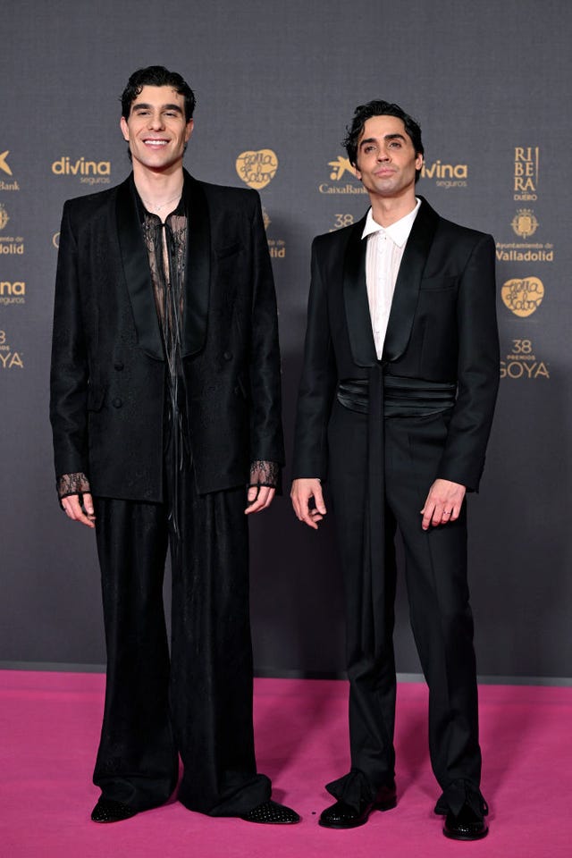javier calvo y javier ambrossi presentadores premios goya 2024