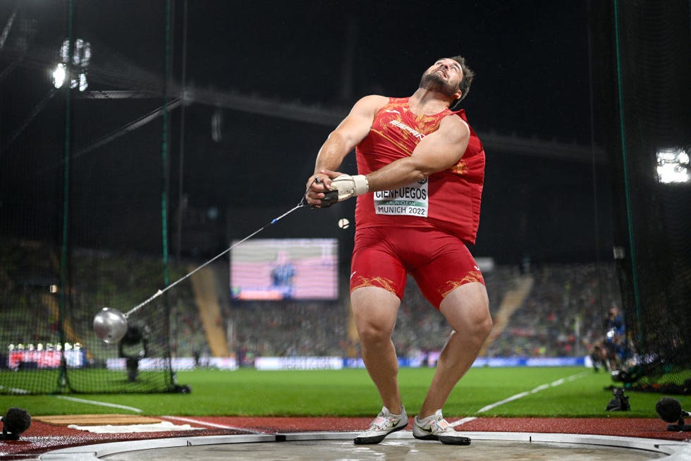 javier cienfuegos en el mundial de atletismo de oregon 2022