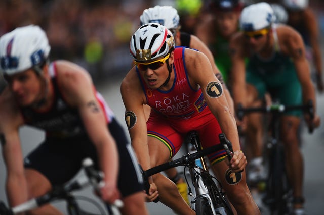 Javier Gómez Noya en el triatlón de New Plymouth (Nueva Zelanda)