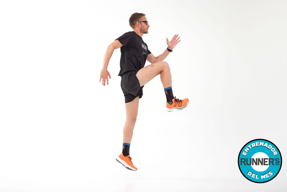 javier de miguel, entrenador de the run club y entrenador del mes de runner's world