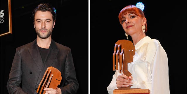 Javier Rey y Najwa Nimri con sus premios Fotogramas de Plata 2018 Javier Rey y Najwa Nimri con sus premios Fotogramas de Plata 2018