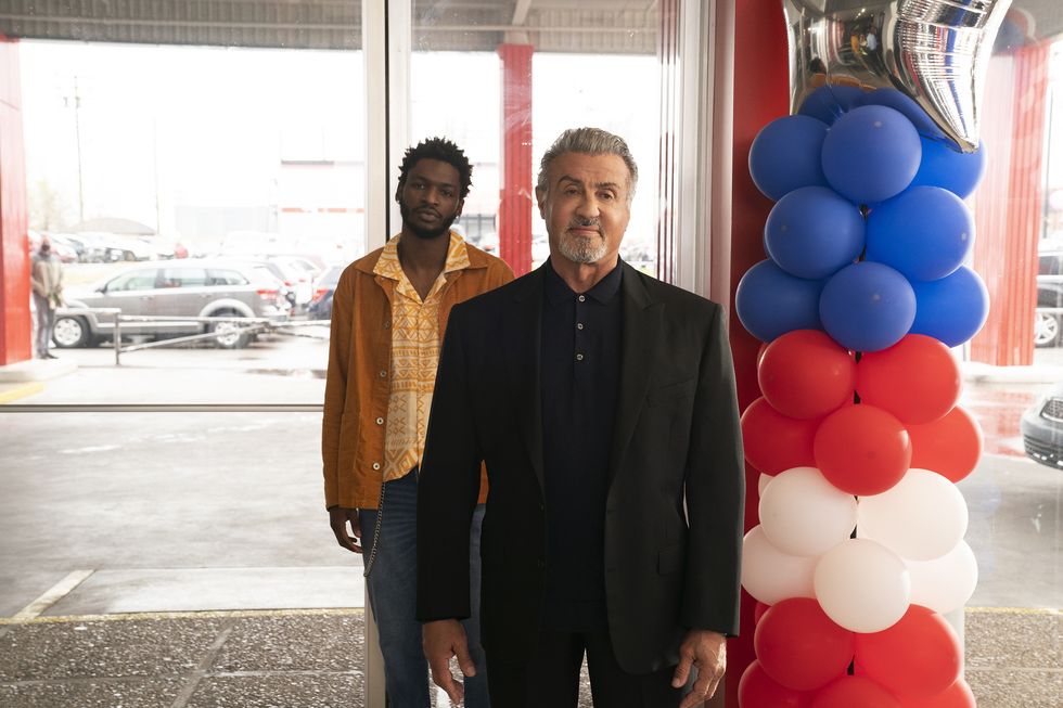 jay will and sylvester stallone in tulsa king
