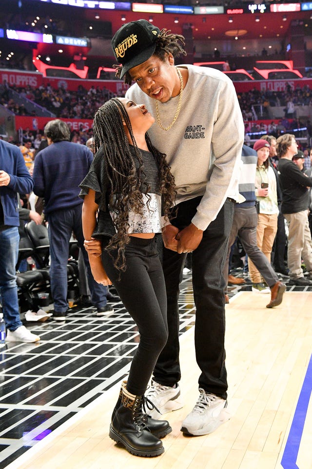 Jay Z courtside for @bucks/@lakers on ESPN! #NBACelebRow