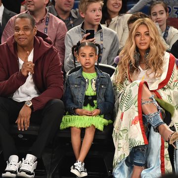 celebrities attend the 66th nba allstar game